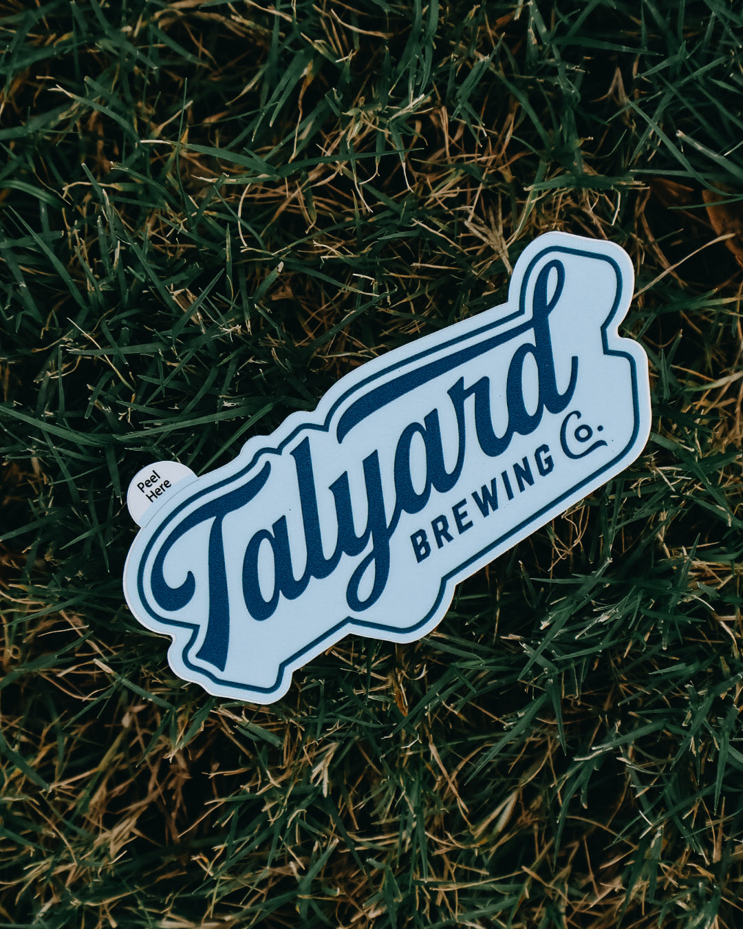Blue 3D sticker