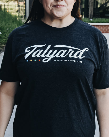 Script Black Tee