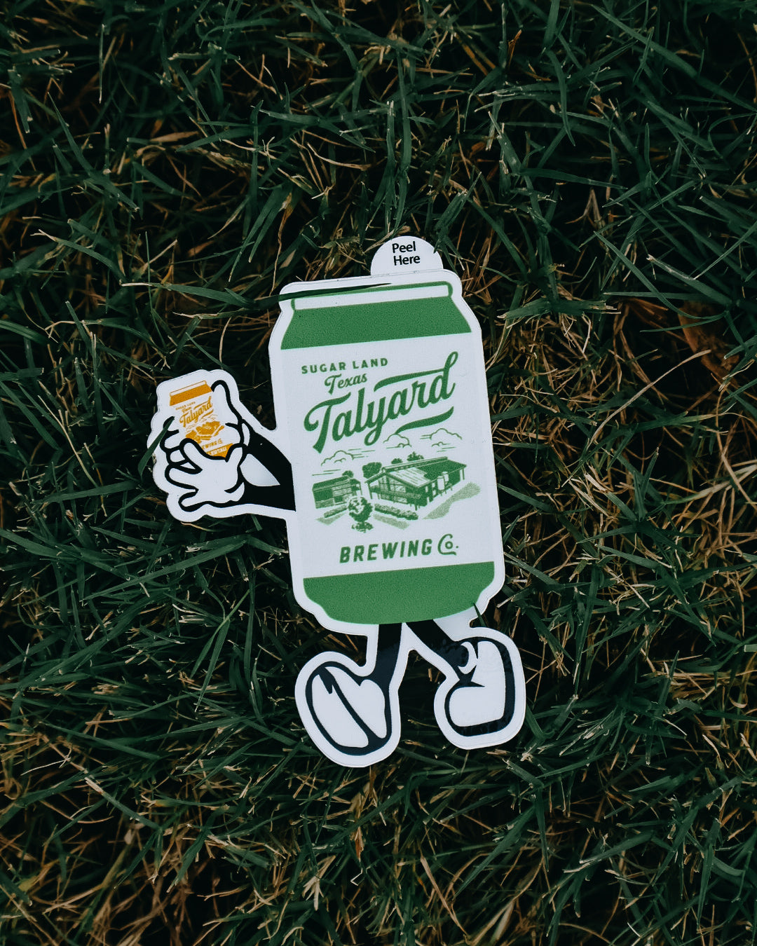 Running man sticker