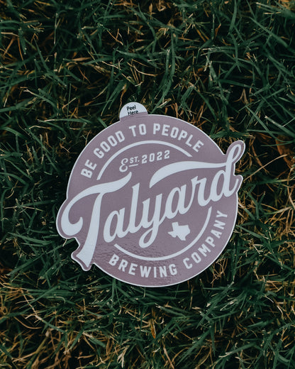 Talyard Circle Sticker